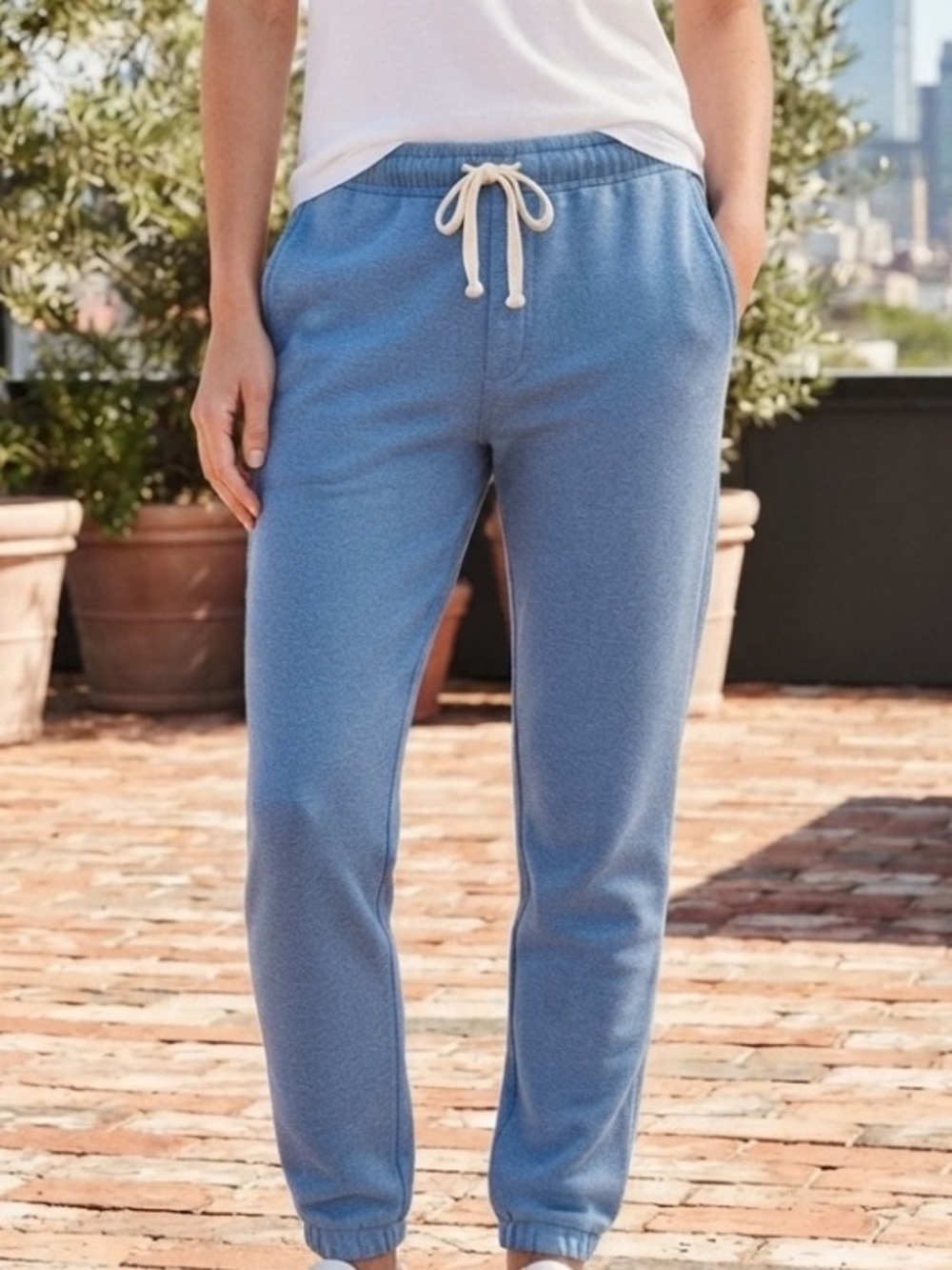 Bonobos Women's Light Blue Joggers | Size XS | Soft Blend Lounge Pants